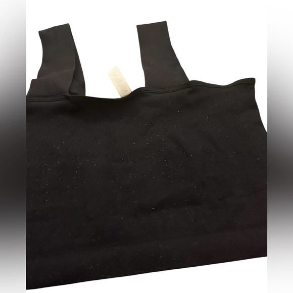 Nikibiki Black Seamless Square Tank Top OS - Picture 2 of 7
